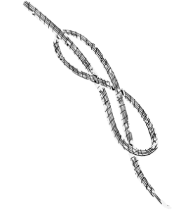 Corda amarrada em nó